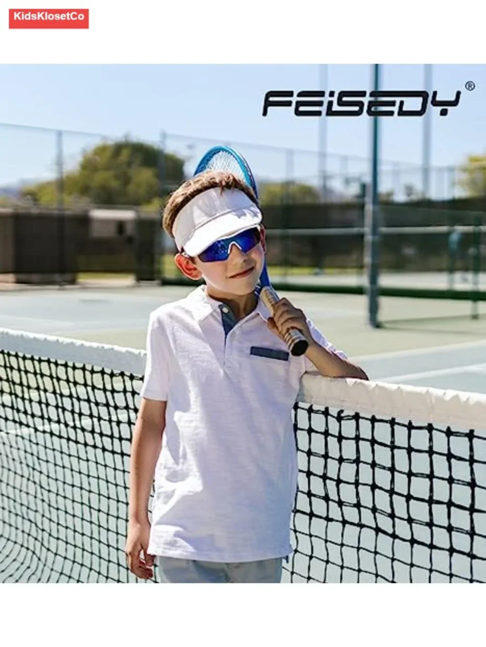 Kids Sports Polarized Sunglasses TR90 Frame Cycling Baseball